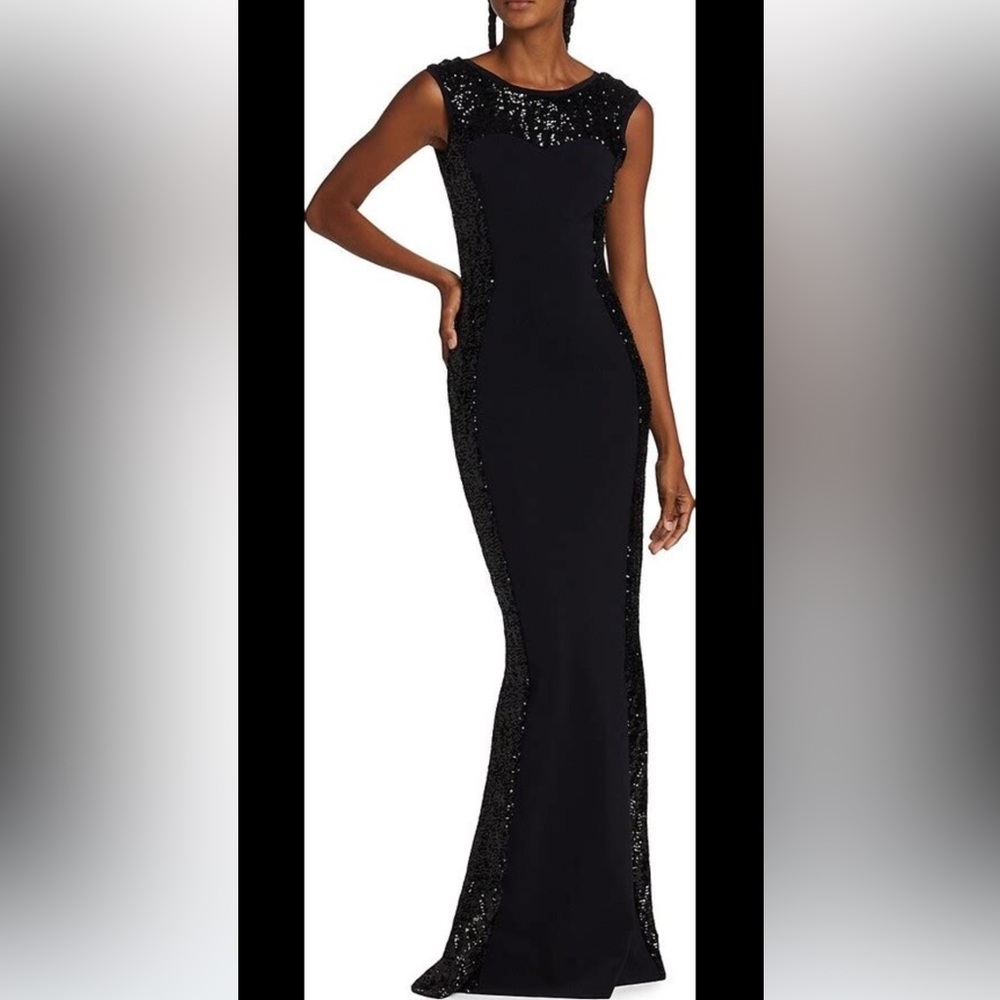 Chiara Boni La Petite Robe Hailey sequined gown size 2